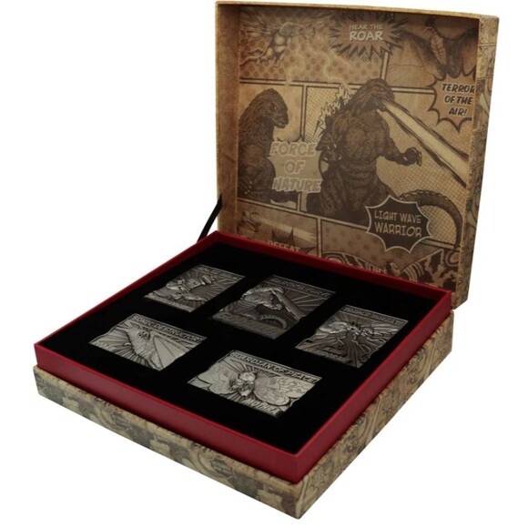 Godzilla 5 Piece Limited Edition Monsters Ingot Set Official Collectible Figures - Picture 5 of 5